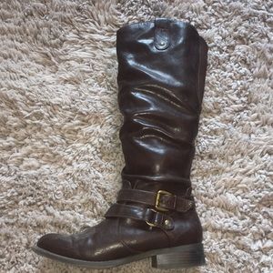 Tall White Mountain boots!